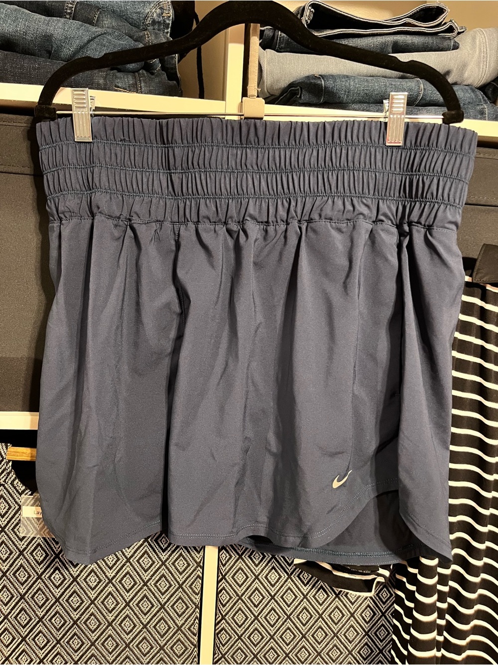 Nike Navy Blue Dri-FIT Athletic Shorts